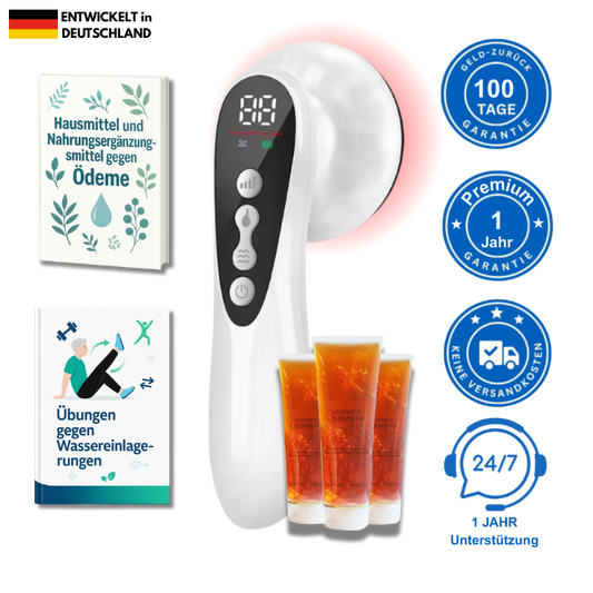 5-in-1-Gerät für Lymphdrainage und Beintherapie